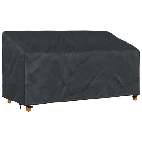 Grote foto vidaxl tuinbankhoes zwart 205 x 85 x 65 94 cm 210d stof tuin en terras tuinmeubelen