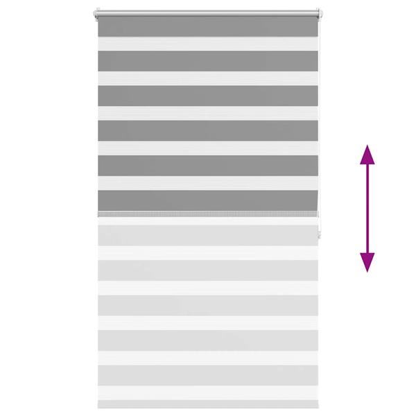 Grote foto vidaxl duo rolgordijn 100 x 175 cm grijs huis en inrichting gordijnen en lamellen