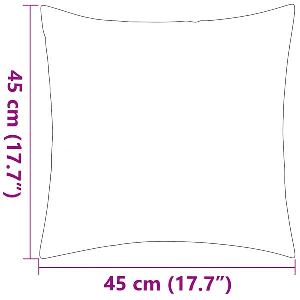 Grote foto vidaxl buitenkussens 45x45 cm gestreept grijs 4 st huis en inrichting woningdecoratie