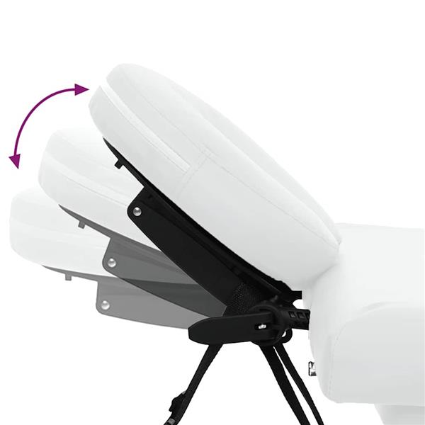 Grote foto vidaxl massagetafel inklapbaar met aluminium frame vier delen cr mewit beauty en gezondheid massage