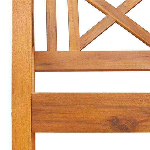 Grote foto vidaxl tuinbank bruin 180 x 56 x 90cm massief acaciahout tuin en terras tuinmeubelen