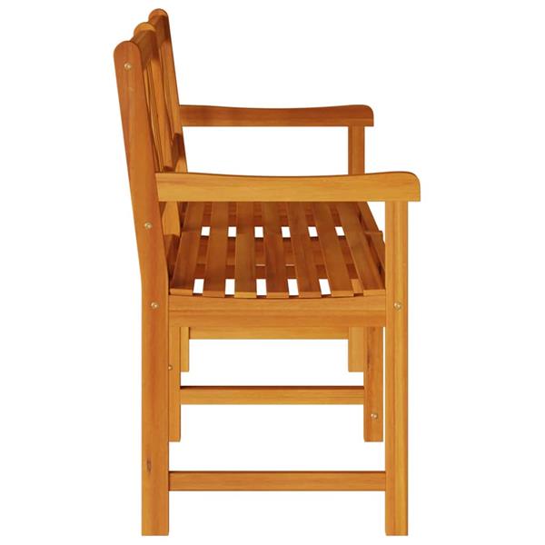 Grote foto vidaxl tuinbank bruin 150 x 56 x 90cm massief acaciahout tuin en terras tuinmeubelen