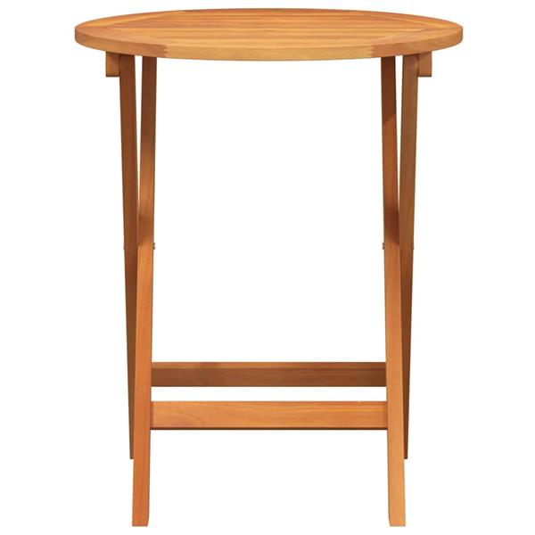 Grote foto vidaxl vouw tuin tafel naturel 60 x 60 x 72 cm massief acaciahout tuin en terras tuinmeubelen