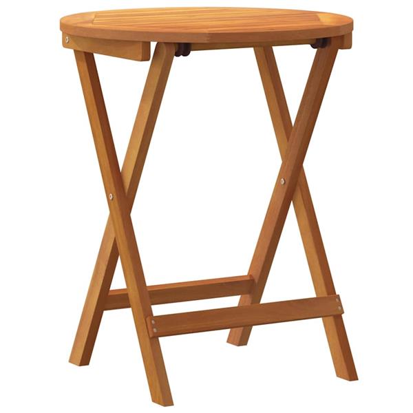 Grote foto vidaxl vouw tuin tafel naturel 60 x 60 x 72 cm massief acaciahout tuin en terras tuinmeubelen