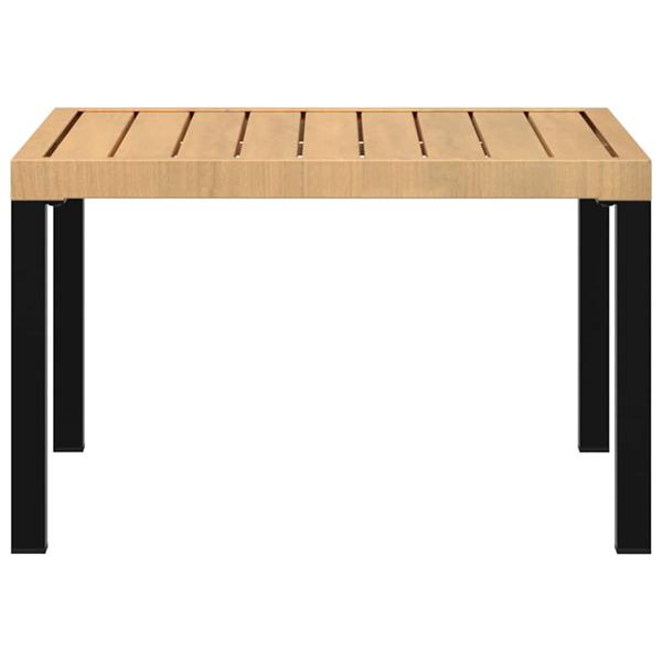 Grote foto vidaxl tuintafel 65x65x40 cm aluminium zwart tuin en terras tuinmeubelen