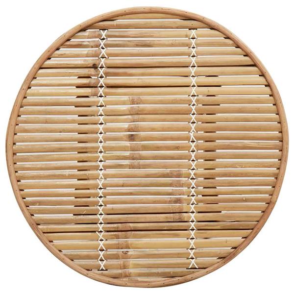 Grote foto vidaxl bartafel voor buiten rond 55x100 cm bamboe tuin en terras tuinmeubelen