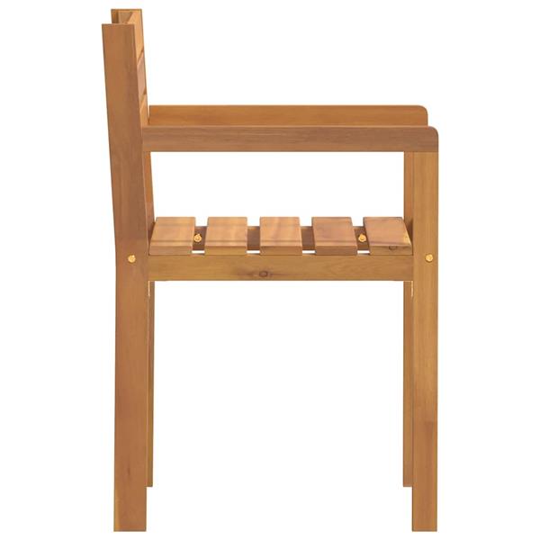 Grote foto vidaxl tuinstoelen 4 st 50x53x80 cm massief acaciahout tuin en terras tuinmeubelen