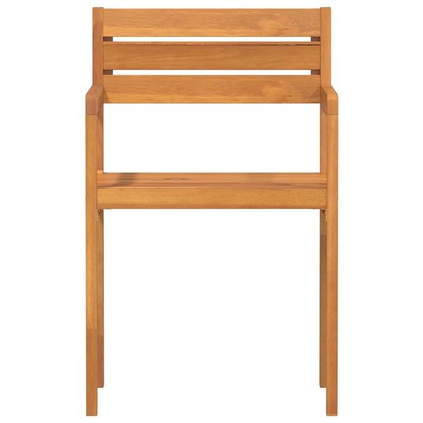 Grote foto vidaxl tuinstoelen 2 st 50x53x80 cm massief acaciahout tuin en terras tuinmeubelen