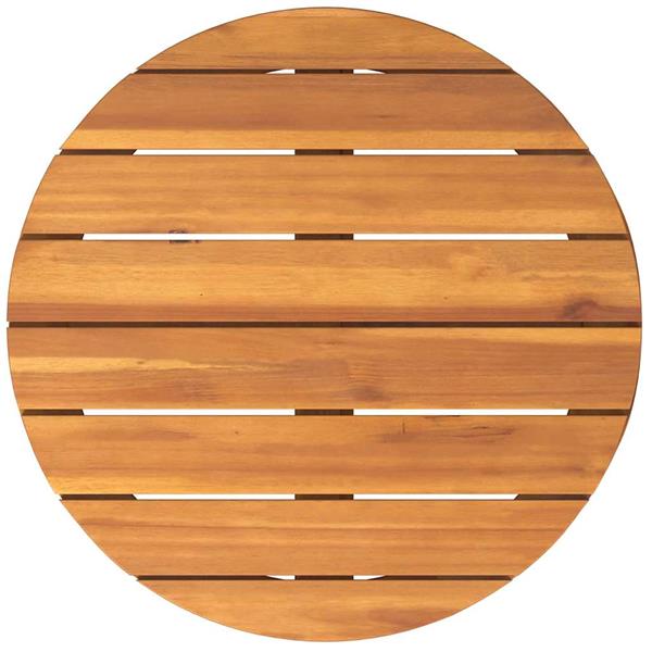 Grote foto vidaxl tuinbijzettafel rond 55x60 cm massief acaciahout tuin en terras tuinmeubelen