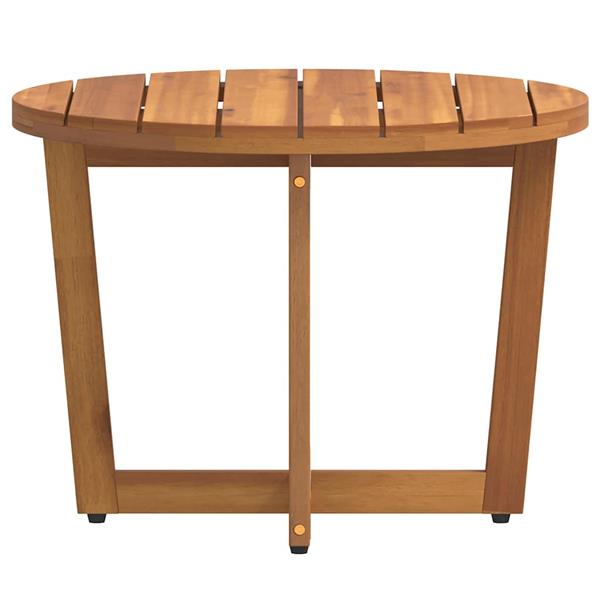 Grote foto vidaxl tuinbijzettafel rond 55x40 cm massief acaciahout tuin en terras tuinmeubelen