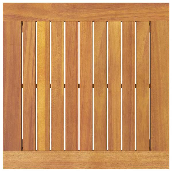 Grote foto vidaxl bijzettafel bruin massief acaciahout tuin en terras tuinmeubelen