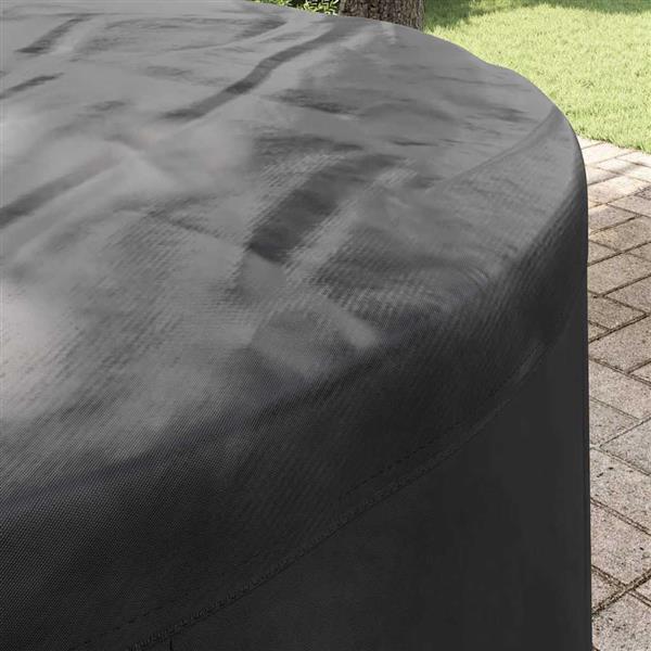 Grote foto vidaxl hoes voor tuinmeubelen zwart 102 x 102 x 71 cm 210d stof tuin en terras tuinmeubelen