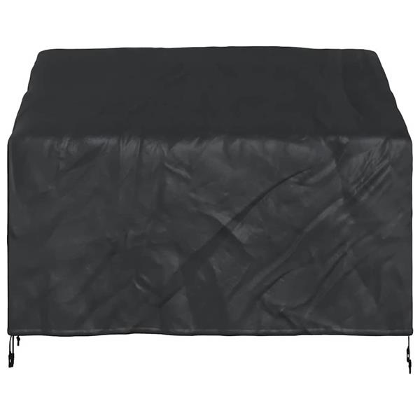 Grote foto vidaxl tuinbankhoes zwart 134 x 70 x 65 94 cm 210d stof tuin en terras tuinmeubelen