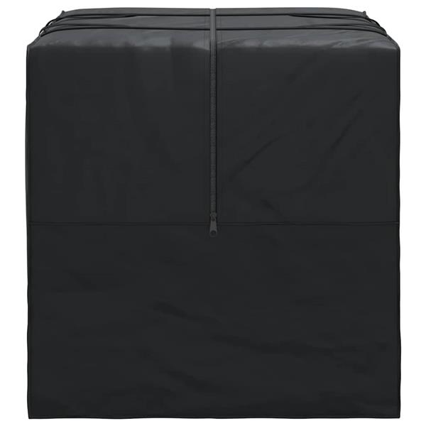Grote foto vidaxl buitent opslagtas zwart 80 x 80 x 60 cm 210d stof tuin en terras tuinmeubelen