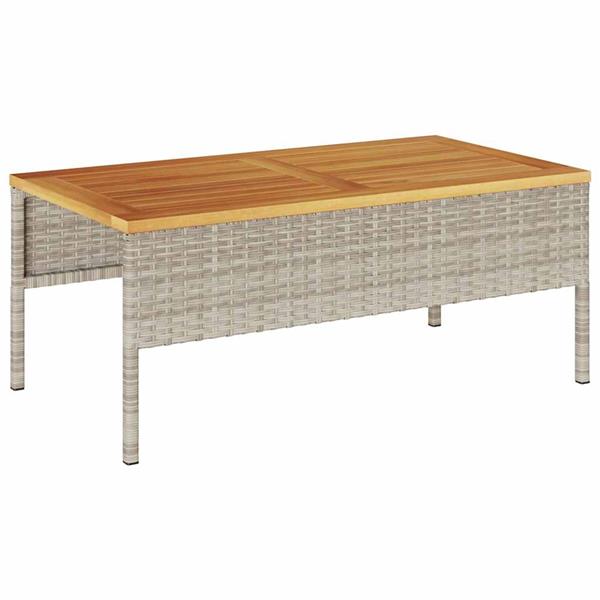 Grote foto vidaxl tuin sofa set 6 pcs lichtgrijs en donkergrijs poly rattan tuin en terras tuinmeubelen