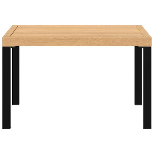 Grote foto vidaxl tuintafel 65x65x40 cm aluminium zwart tuin en terras tuinmeubelen