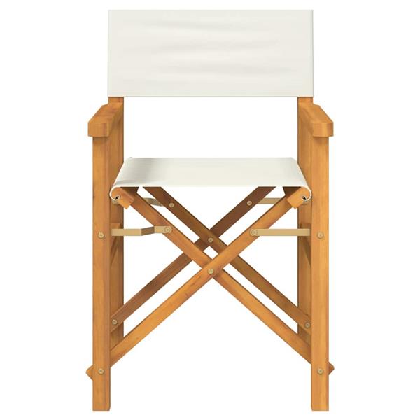 Grote foto vidaxl regisseursstoelen inklapbaar 2 st massief teakhout cr mekleurig tuin en terras tuinmeubelen