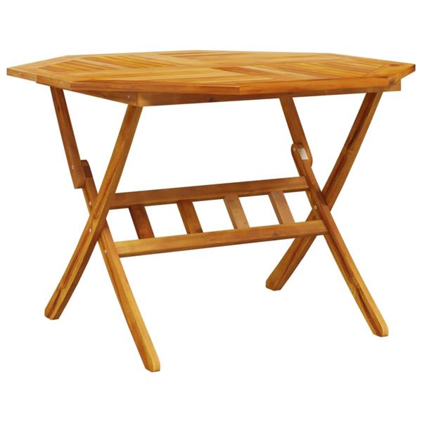 Grote foto vidaxl tuintafel inklapbaar 110x75 cm massief acaciahout tuin en terras tuinmeubelen
