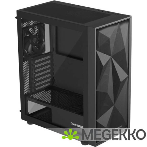 Grote foto genesis npc 2046 diaxid 605f midi tower zwart computers en software behuizingen en kasten