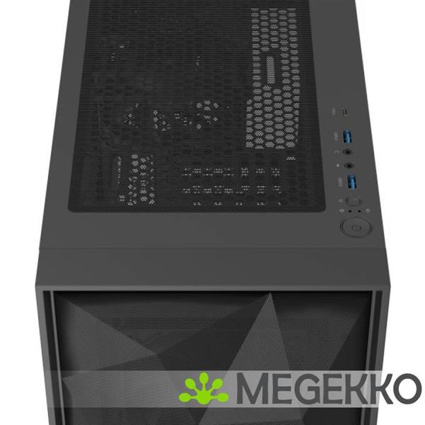 Grote foto genesis npc 2046 diaxid 605f midi tower zwart computers en software behuizingen en kasten