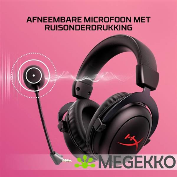 Grote foto hyperx cloud ii core draadloos zwart audio tv en foto koptelefoons