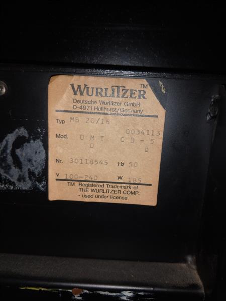 Grote foto zeer mooie wurlitzer omt1015 50 cd wisselaar audio tv en foto jukeboxen