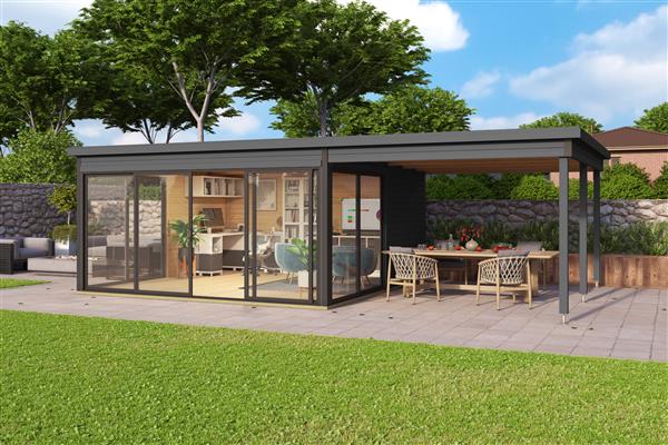 Grote foto nieuw tuinhuis domeo 5 set tuin en terras tuinhuisjes en blokhutten