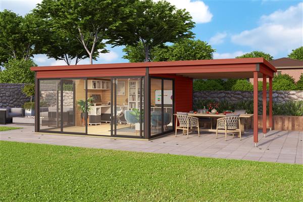 Grote foto nieuw tuinhuis domeo 5 set tuin en terras tuinhuisjes en blokhutten