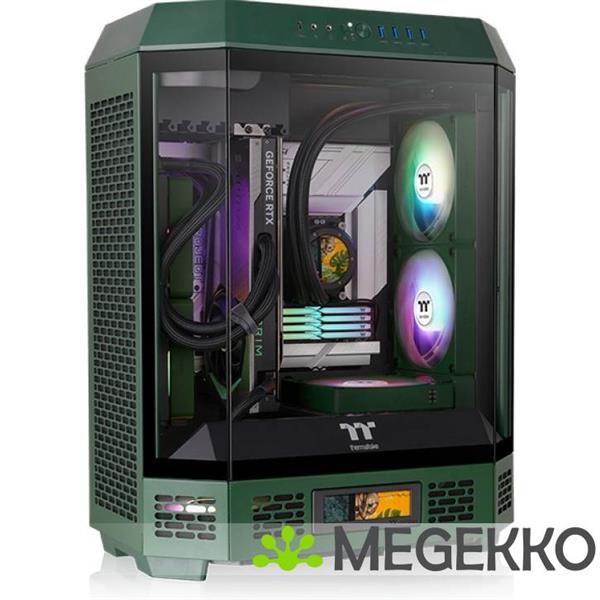 Grote foto thermaltake tower 600 midi tower racing groen computers en software behuizingen en kasten