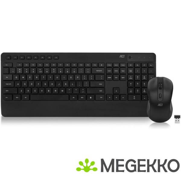 Grote foto act draadloos toetsenbord en muisbundel qwerty . stille klik. computers en software overige computers en software