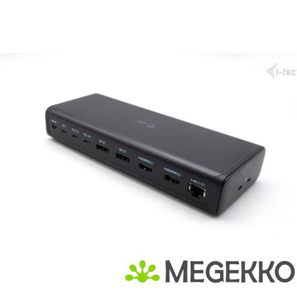Grote foto i tec universal 6x 4k 60hz display docking station power delivery 140w computers en software overige computers en software