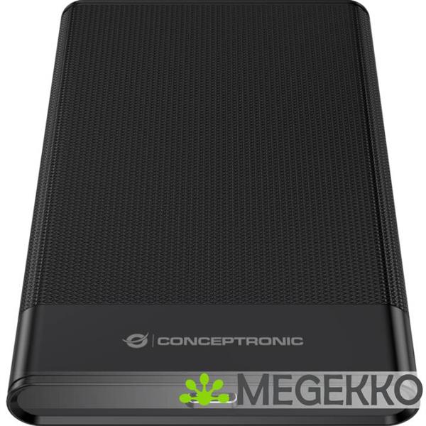 Grote foto conceptronic dante06b behuizing voor opslagstations hdd ssd behuizing zwart 2.5 computers en software behuizingen en kasten