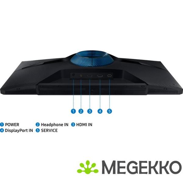 Grote foto samsung odyssey g3 ls27dg300euxen 27 full hd 180hz va monitor computers en software overige computers en software