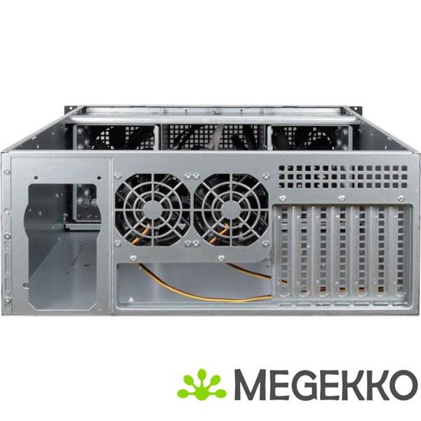 Grote foto inter tech 4u 40255 rack zwart grijs computers en software behuizingen en kasten