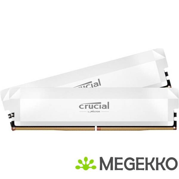 Grote foto crucial ddr5 pro 2x16gb 6000 white computers en software overige computers en software