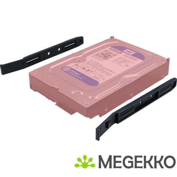 Grote foto inter tech 4u 40255 rack zwart grijs computers en software behuizingen en kasten