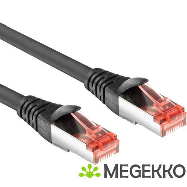 Grote foto act zwarte 15 meter pvc u ftp cat6a high flexibility tangle free patchkabel snagless met rj45 connec computers en software netwerkkaarten routers en switches
