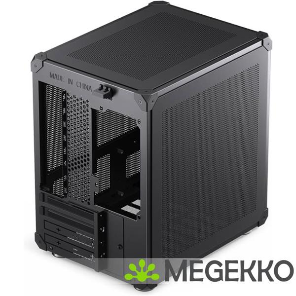 Grote foto jonsbo c6 black computers en software behuizingen en kasten