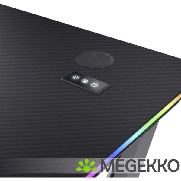 Grote foto trust gxt 709 luminus gaming bureau zwart huis en inrichting stoelen