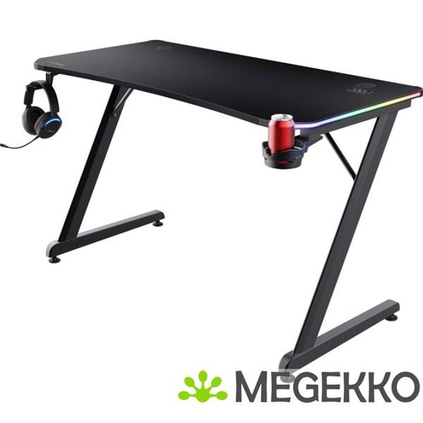 Grote foto trust gxt 709 luminus gaming bureau zwart huis en inrichting stoelen