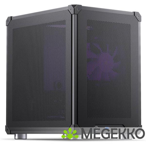 Grote foto jonsbo c6 black computers en software behuizingen en kasten