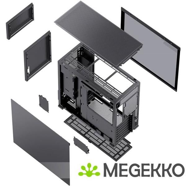 Grote foto jonsbo d41 mesh black computers en software behuizingen en kasten