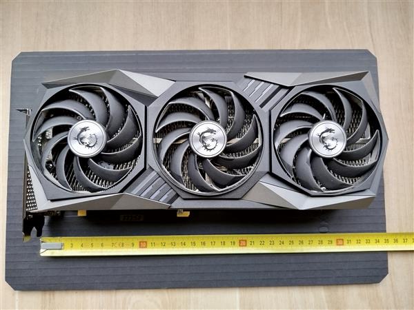 Grote foto geforce msi rtx 3080 gaming trio 10g computers en software videokaarten