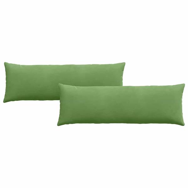 Grote foto vidaxl sofa kussens 2 stuks lichtgroen 120 x 40 cm cordstof huis en inrichting woningdecoratie