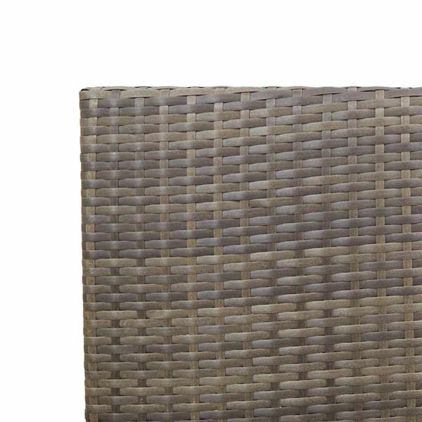 Grote foto vidaxl tuinstapelstoelen 4 pcs grijs en bruin tuin en terras tuinmeubelen