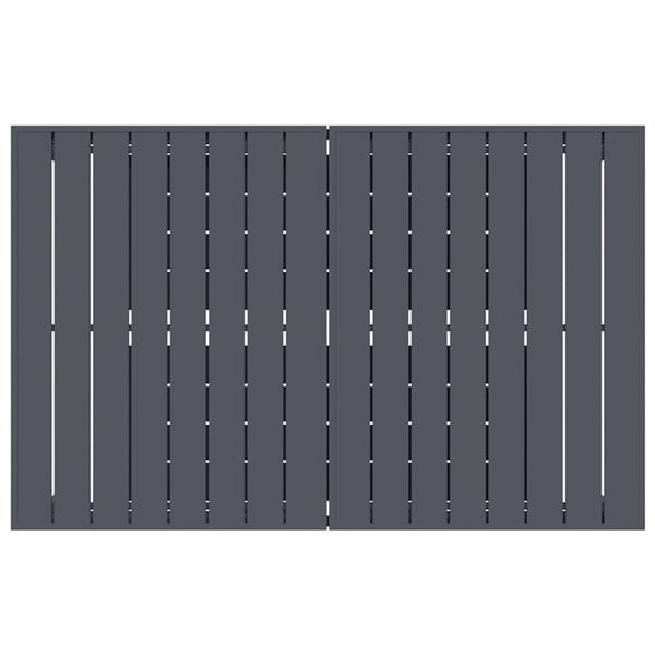 Grote foto vidaxl uittrektafel 2 pcs antraciet 210 x 90 x 73 cm staal tuin en terras tuinmeubelen