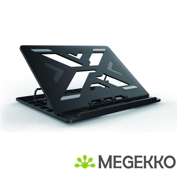 Grote foto conceptronic ergo laptop cooling stand 39 6 cm 15.6 notebookstandaard zwart computers en software overige computers en software