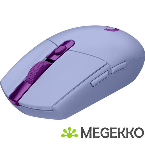 Grote foto logitech g g305 paars draadloze gaming muis computers en software overige computers en software