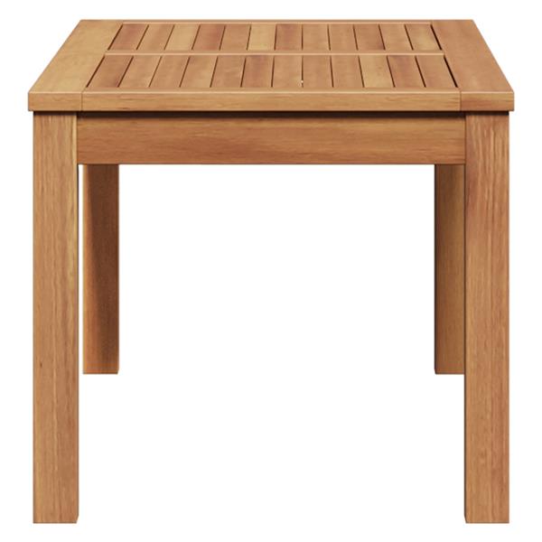 Grote foto vidaxl tafel bruin 95 x 45 x 40 cm massief teakhout tuin en terras tuinmeubelen
