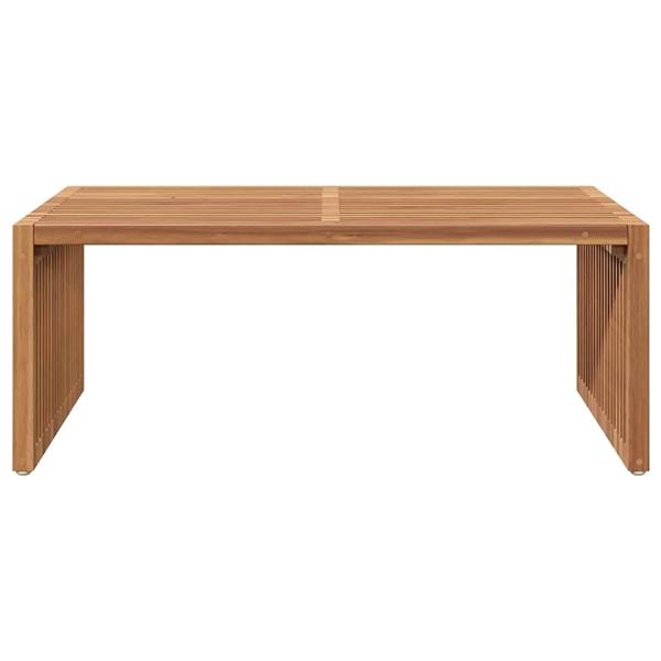 Grote foto vidaxl tuin bijzettafel bruin 90 x 50 x 36 cm massief teakhout tuin en terras tuinmeubelen